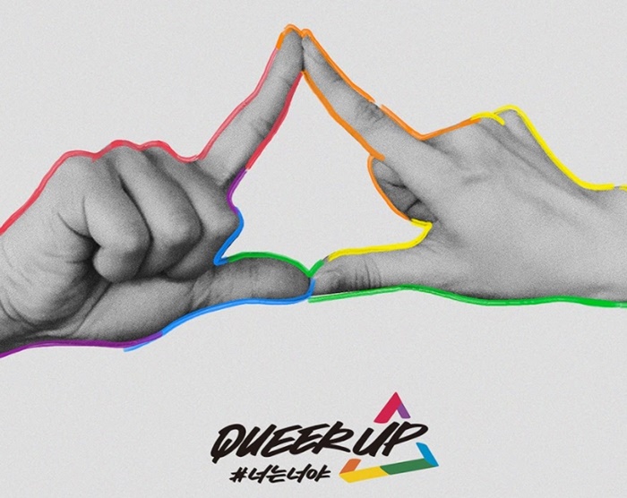 러쉬코리아가 2019년 진행한 ‘퀴어업’(Queer Up) 캠페인. 러쉬코리아 제공